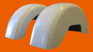 wide replacement fenders for harley tri glide