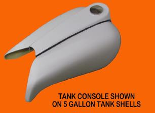 5 gallon tank size low profile dash harley touring